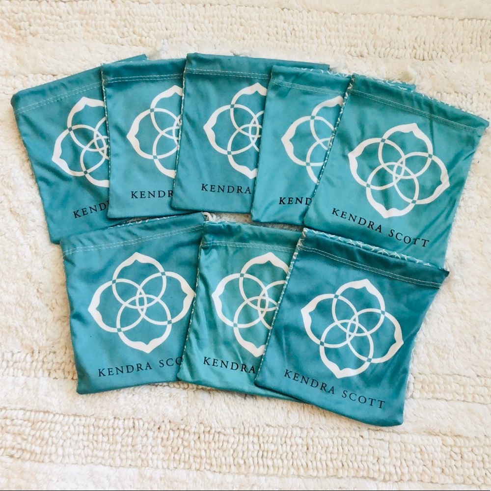 Kendra Scott Jewelry Duster Bags Bundle 8 Count
